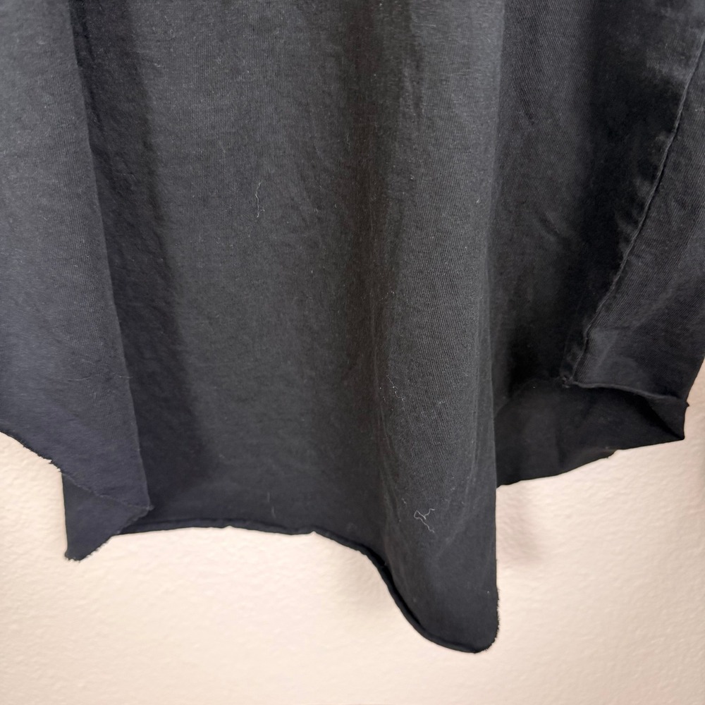 Frank & Eileen Cory Vintage Muscle Tee Maxi Dress Womens L Black Raw Hem Cotton - Picture 7 of 12